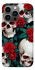 Чехол на Apple iPhone 13 Pro (6.1") skull and rose фото 1 из 1