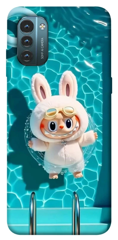 Чехол на Nokia G21 Labubu in the pool ver.2 фото 1 из 1