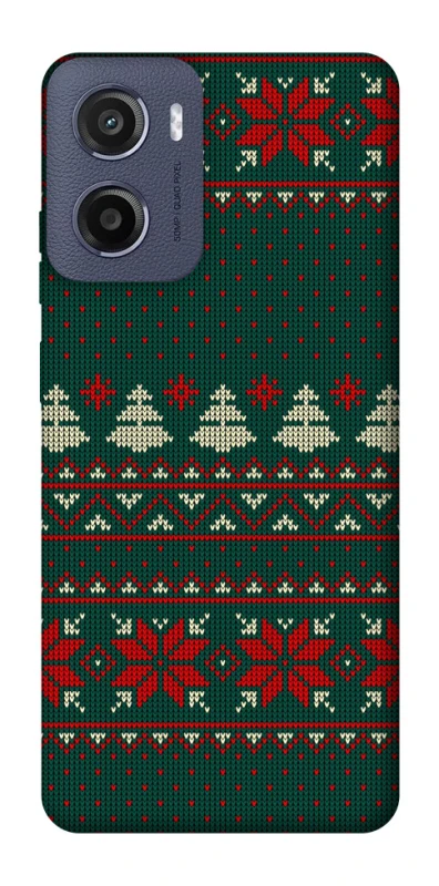 Чохол на Motorola Moto E15 Christmas jumper ver.4 фото 1 з 1