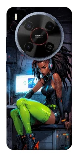 Чохол на ZTE Blade V70 Max Cyber girl фото 1 з 1