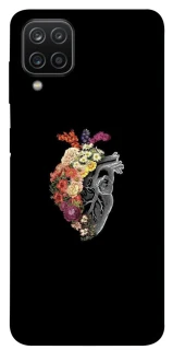 Чохол на Samsung Galaxy A12 Heart with flowers фото 1 з 1