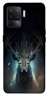 Чехол на Oppo Reno 5 Lite Скандинавский олень v2 фото 1 из 1