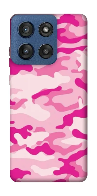 Чехол на Motorola Edge 60 Stylus camouflage pink фото 1 из 1