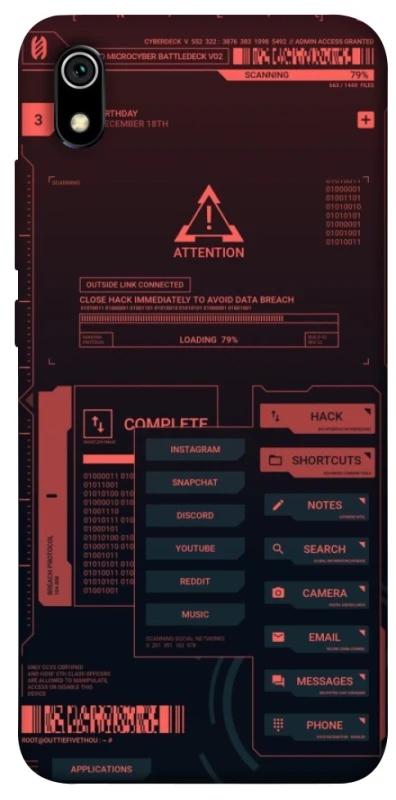 Чохол на Xiaomi Redmi 7A Attention фото 1 з 1