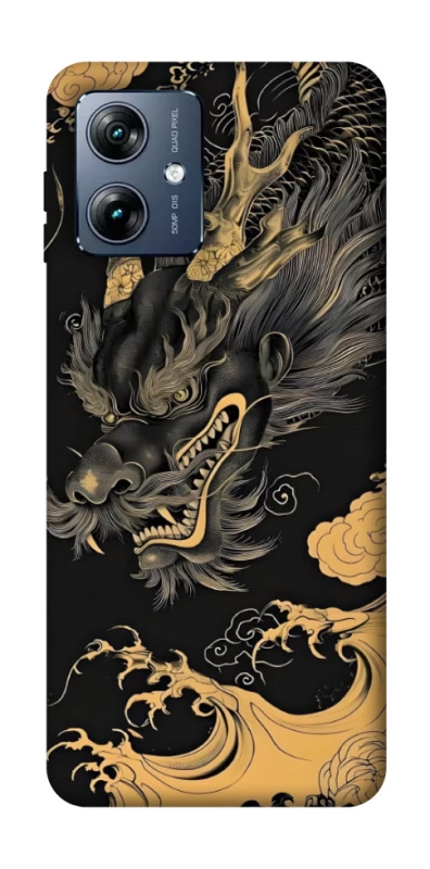 Чохол на Motorola Moto G54 Power gold dragon фото 1 з 1