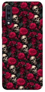 Чехол на Samsung Galaxy A70 (A705F) Черепа и розы фото 1 из 1