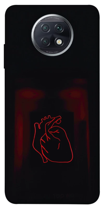 Чехол на Xiaomi Redmi Note 9 5G / Note 9T Красное сердце фото 1 из 1