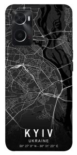 Чохол на Oppo A76 4G Kyiv map фото 1 з 1
