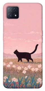 Чехол на Oppo A72 5G / A73 5G cat on a field фото 1 из 1
