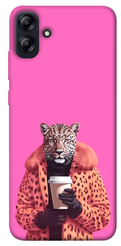 Чехол на Samsung Galaxy A04e Леопард с кофе фото 1 из 1