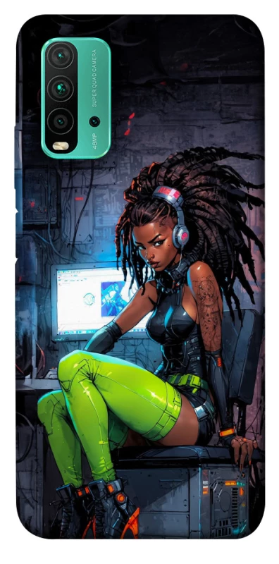 Чохол на Xiaomi Redmi Note 9 4G / Redmi 9 Power Cyber girl фото 1 з 1