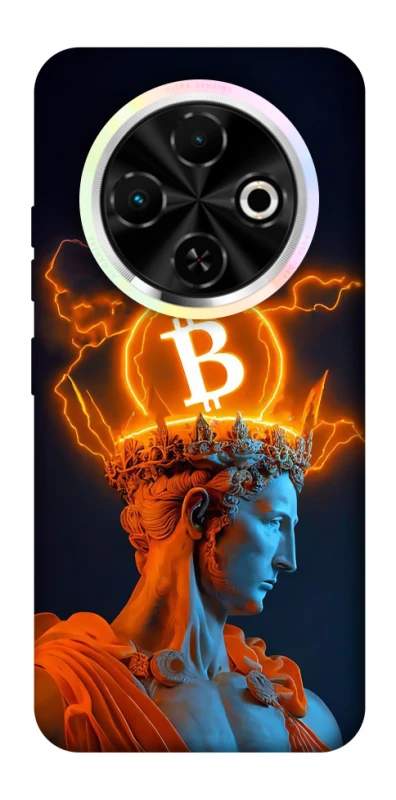 Чехол на TECNO Spark 30C Bitcoin God фото 1 из 1