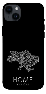 Чохол на Apple iPhone 14 Plus (6.7") Ukraine black map фото 1 з 1
