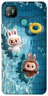 Чохол на TECNO POP 4 Labubu in the pool фото 1 з 1
