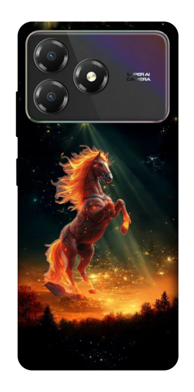 Чохол на ZTE Blade A36 Red Fire Horse ver.2 фото 1 з 1