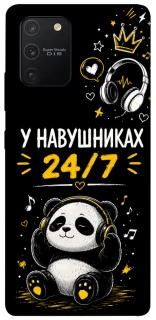 Чехол на Samsung Galaxy S10 Lite У навушниках 24/7 фото 1 из 1