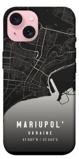 Чохол на Apple iPhone 15 (6.1") Mariupol map фото 1 з 1