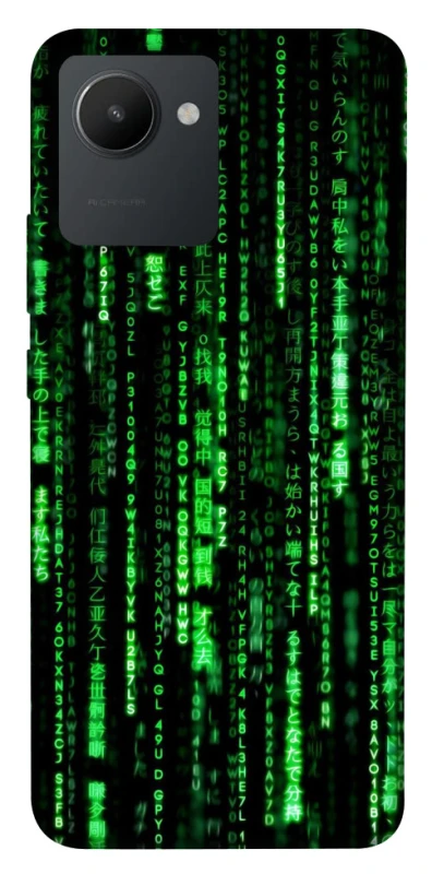 Чохол на Realme C30 Matrix Code фото 1 з 1