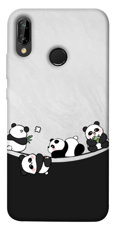 Чохол на Huawei P20 Lite Four pandas фото 1 з 1