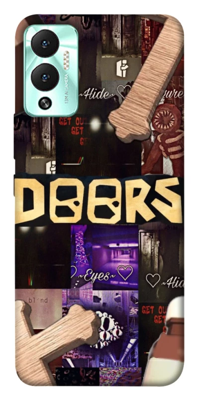 Чохол на Infinix Hot 12 Play Roblox doors dark mode фото 1 з 1