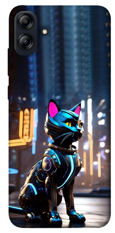 Чехол на Samsung Galaxy A04e Cyber cat фото 1 из 1