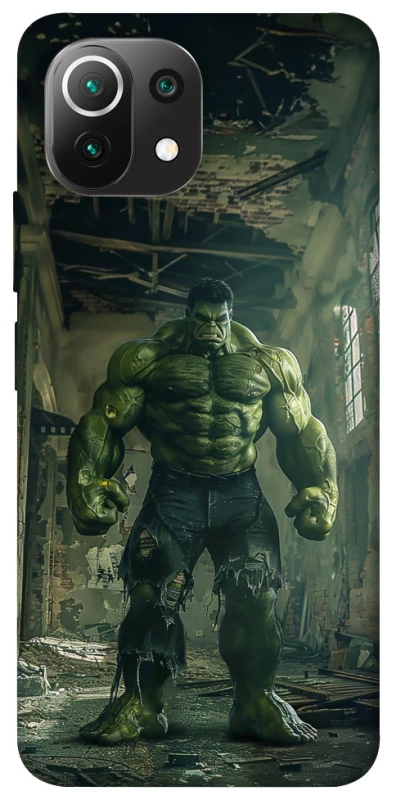 Чохол на Xiaomi Mi 11 Lite Angry Hulk фото 1 з 1