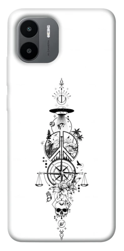 Чехол на Xiaomi Redmi A1 / A2 Tattoo ver.7 фото 1 из 1