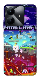 Чехол на Realme Note 60x Minecraft world фото 1 из 1
