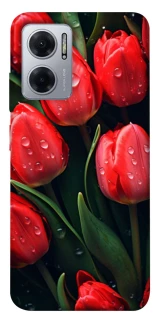 Чохол на Xiaomi Redmi Note 11E Червоні тюльпани фото 1 з 1