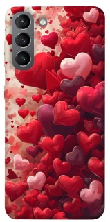 Чохол на Samsung Galaxy S21 Many hearts фото 1 з 1