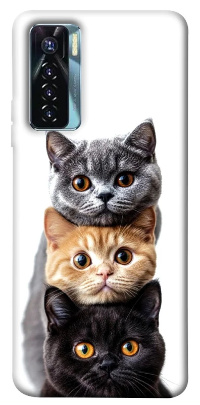 Чохол на TECNO Camon 17 Pro Гарні котики фото 1 з 1