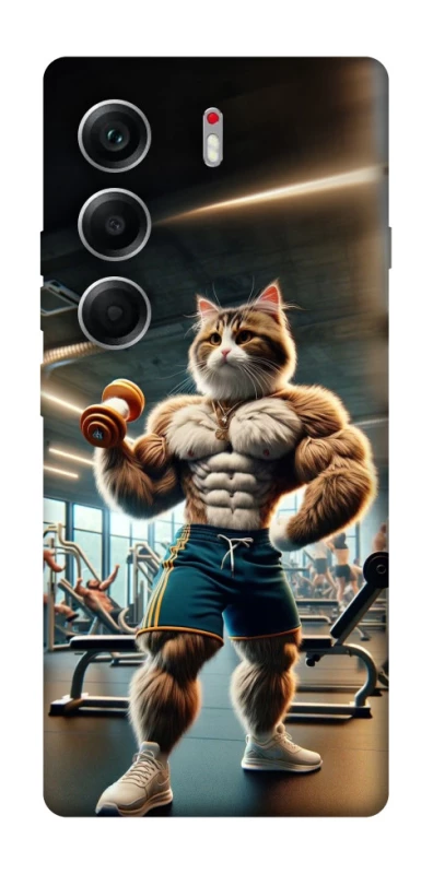 Чехол на Tecno Camon 40 Качок кот фото 1 из 1