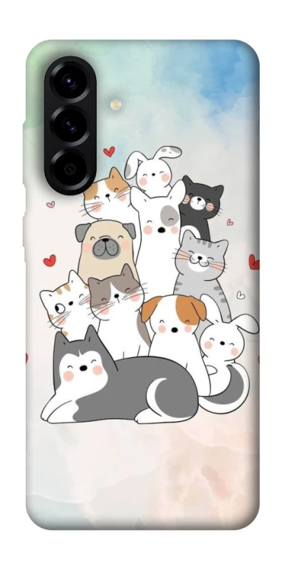 Чехол на Samsung Galaxy A56 5G Funny Pets ver.2 фото 1 из 1