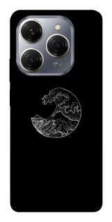 Чохол на TECNO Spark 20 Pro Black tsunami фото 1 Чохол на TECNO Spark 20 Pro Black tsunami фото 1 з 1