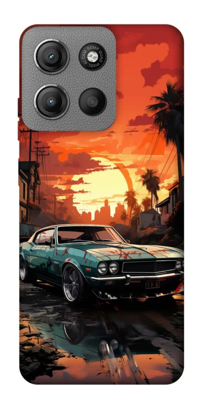 Чохол на Motorola Moto G15 4G Car at sunset фото 1 з 1