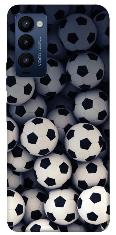 Чохол на TECNO Camon 18 Футбольні м'ячи фото 1 з 1