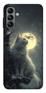 Чохол на Samsung Galaxy A04s Кіт під місяцем фото 1 з 1