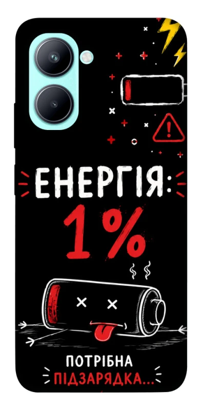 Чехол на Realme C33 Енергія: 1% фото 1 из 1