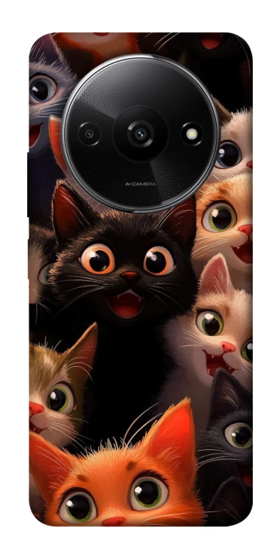 Чохол на Xiaomi Redmi A3 happy cats фото 1 з 1