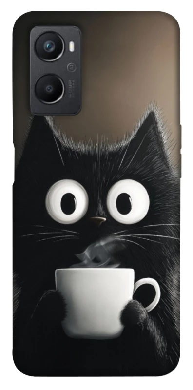Чехол на Oppo A96 morning cat фото 1 из 1