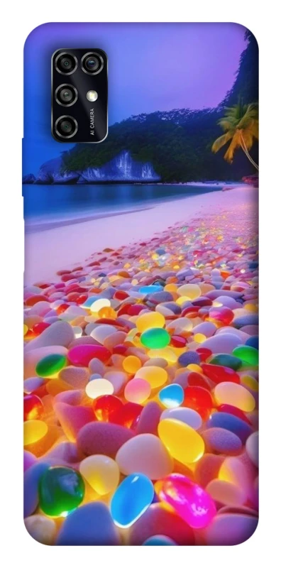 Чохол на ZTE Blade V2020 Smart Каміння світиться на березі фото 1 з 1