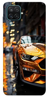Чехол на Samsung Galaxy M12 Golden sports car фото 1 из 1