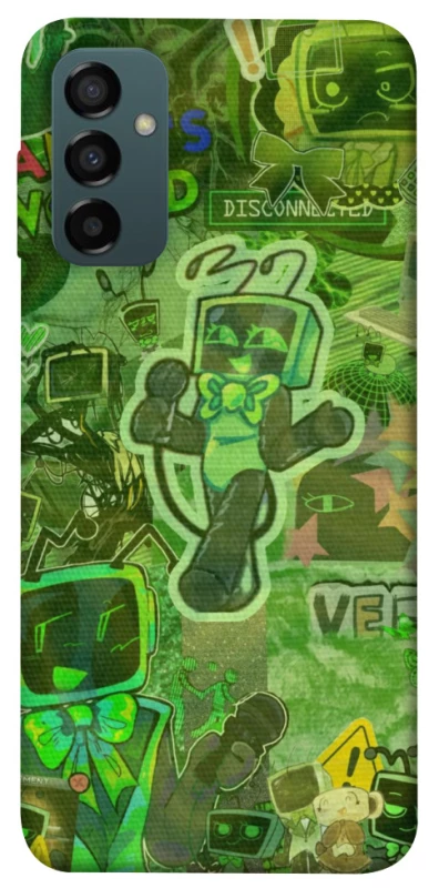 Чохол на Samsung Galaxy M14 5G Dandysworld tv green theme фото 1 з 1