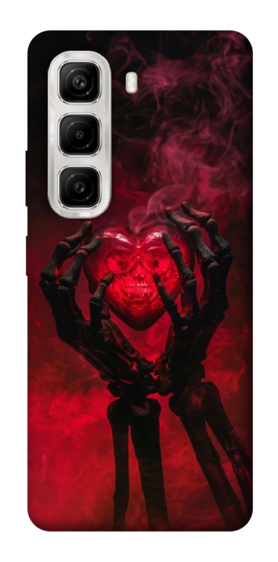 Чехол на Infinix Hot 50 4G Heart in the hands of a skeleton фото 1 из 1