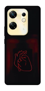 Чехол на Infinix Zero 30 4G Красное сердце фото 1 из 1