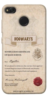 Чехол на Xiaomi Redmi 4X The Hogwarts acceptance letter фото 1 из 1