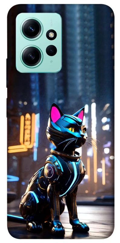 Чохол на Xiaomi Redmi Note 12 4G Cyber cat фото 1 з 1