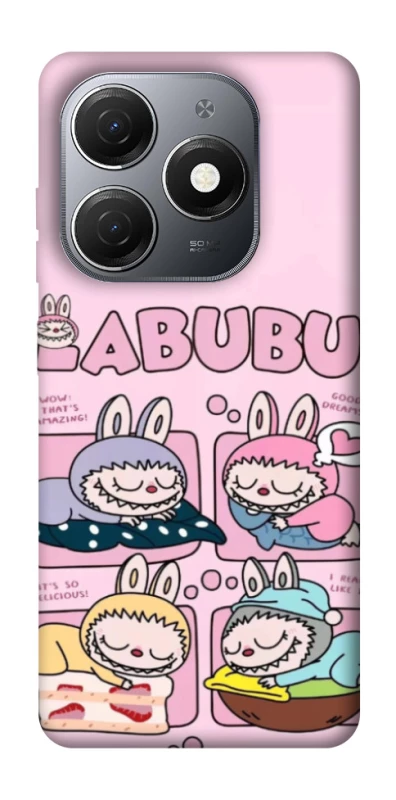 Чохол на TECNO Spark 20 Labubu Dreams Collage фото 1 з 1