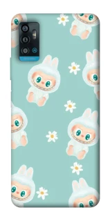 Чехол на ZTE Blade A71 Labubu Green фото 1 из 1