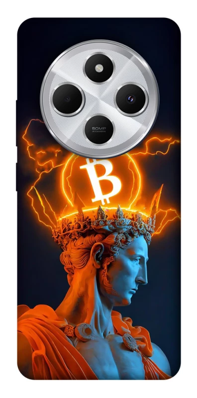 Чехол на Xiaomi Redmi 14C / Poco C75 Bitcoin God фото 1 из 1